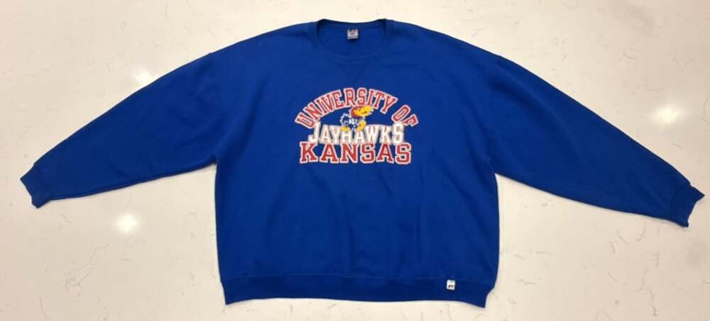 Russell Athletic University Of Kansas Jayhawks Sweatshirt Size 3XL